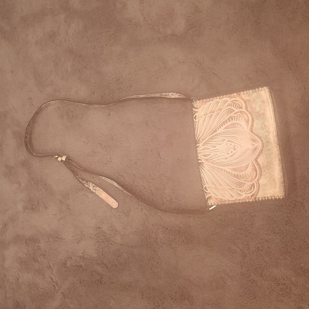 Leather crossbody